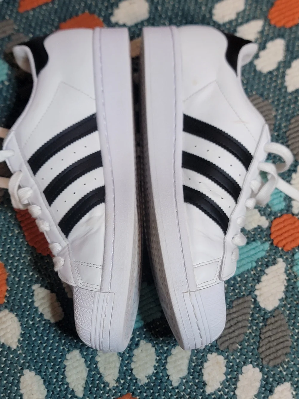 adidas Superstar Size 7.5 In White And Black